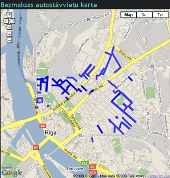 20090825 bezmaksas autostavvietu karte