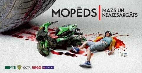 mopeds mazs un neaizsargats