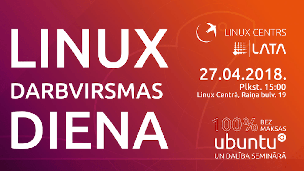 LINUX darbavirsmas diena