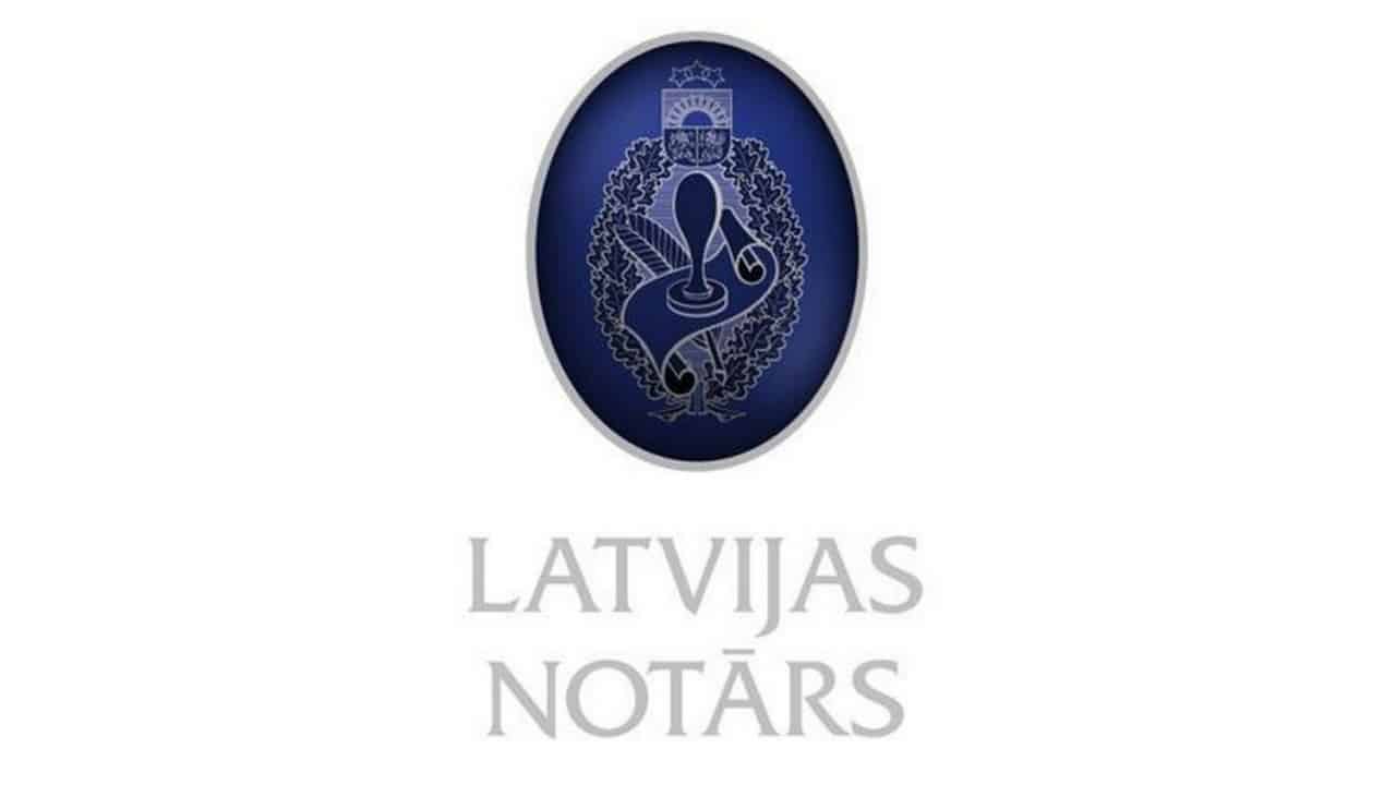 Latvijas notars logo