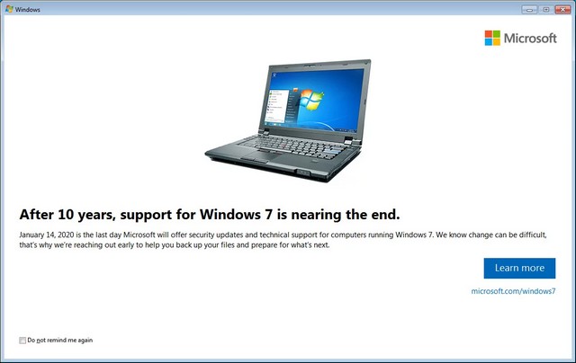 windws7 support beigas