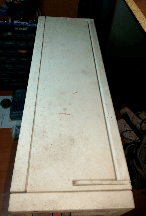IBM PS/2 (Model 60) unpacked top
