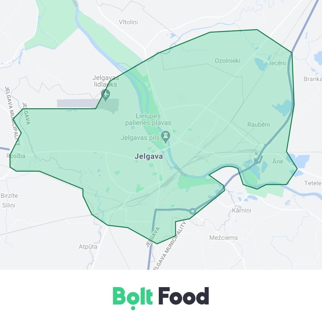 Bolt Jelgava karte