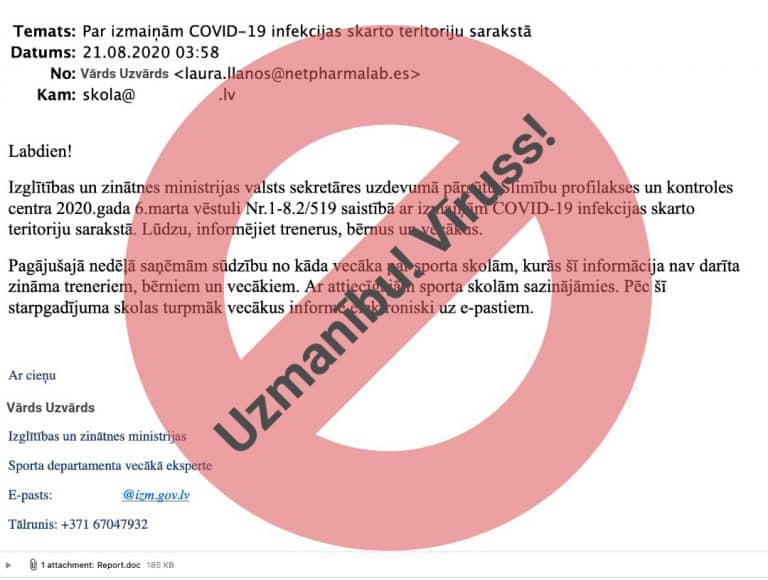 phishing malware email sample 24aug2020 LV 1 768x580 1